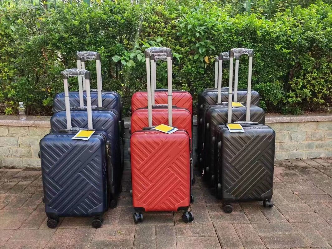 بيع بالجملة حقيبة أمتعة ABS PC حقيبة أمتعة 4 عجلات 20 24 28 بوصة حقيبة سفر حقيبة أمتعة عربة حقيبة أمتعة