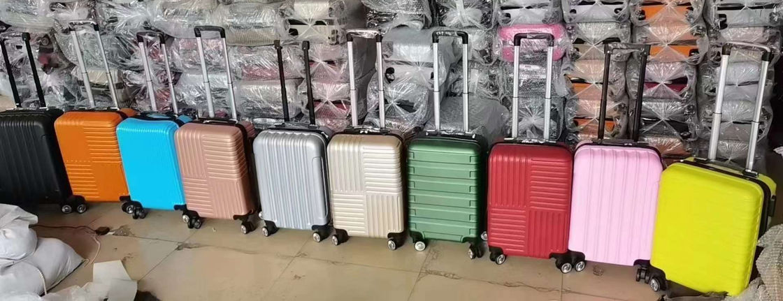 حقيبة عربة 16/20 بوصة محول مجموعة أمتعة صلبة سطح نسيج ABS جديد للسفر