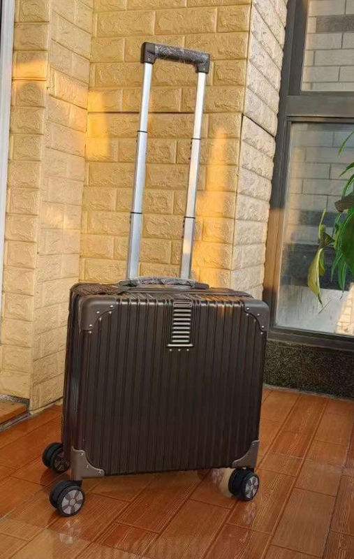 أمتعة مصممة جديدة جودة جيدة مضادة للخدش عربة حقيبة عمل كمبيوتر حقيبة الألومنيوم إطار حقيبة