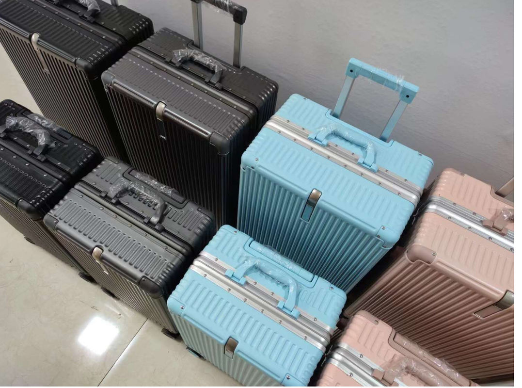 مخصصة تحمل على حقيبة سفر حقائب PC PP ABS الألومنيوم حقيبة أمتعة مجموعة حقيبة عربة الأعمال