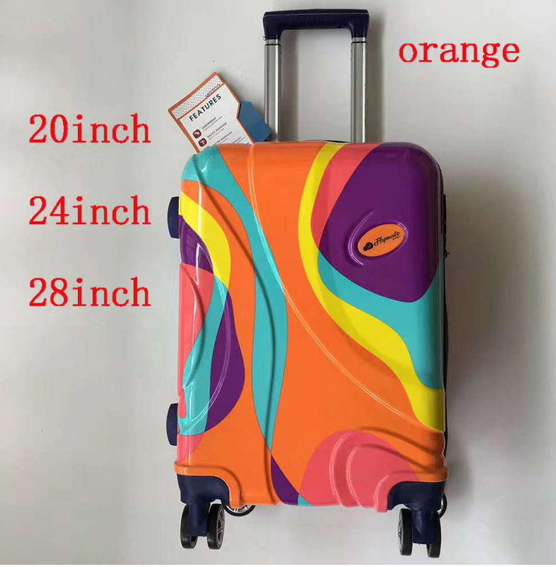 الجودة العالية ABS/PC Case صلبة ملونة سفر عربة حقائب السفر حقيبة سفر مجموعات ABS طابعة الأمتعة